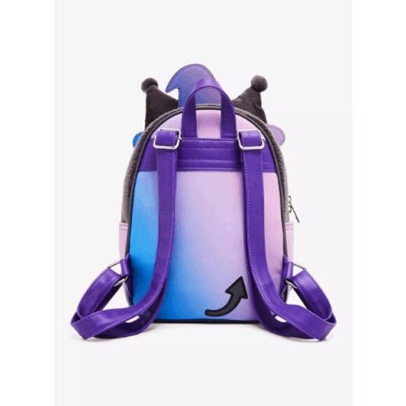 Her Universe Kuromi Witch Fuzzy Mini Backpack